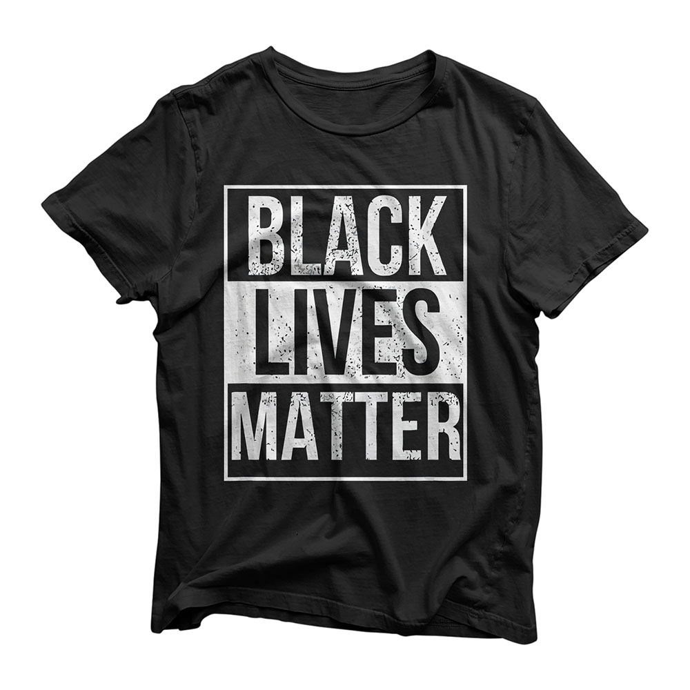 BLM T Shirt - Distressed Black Lives Matter T-Shirt