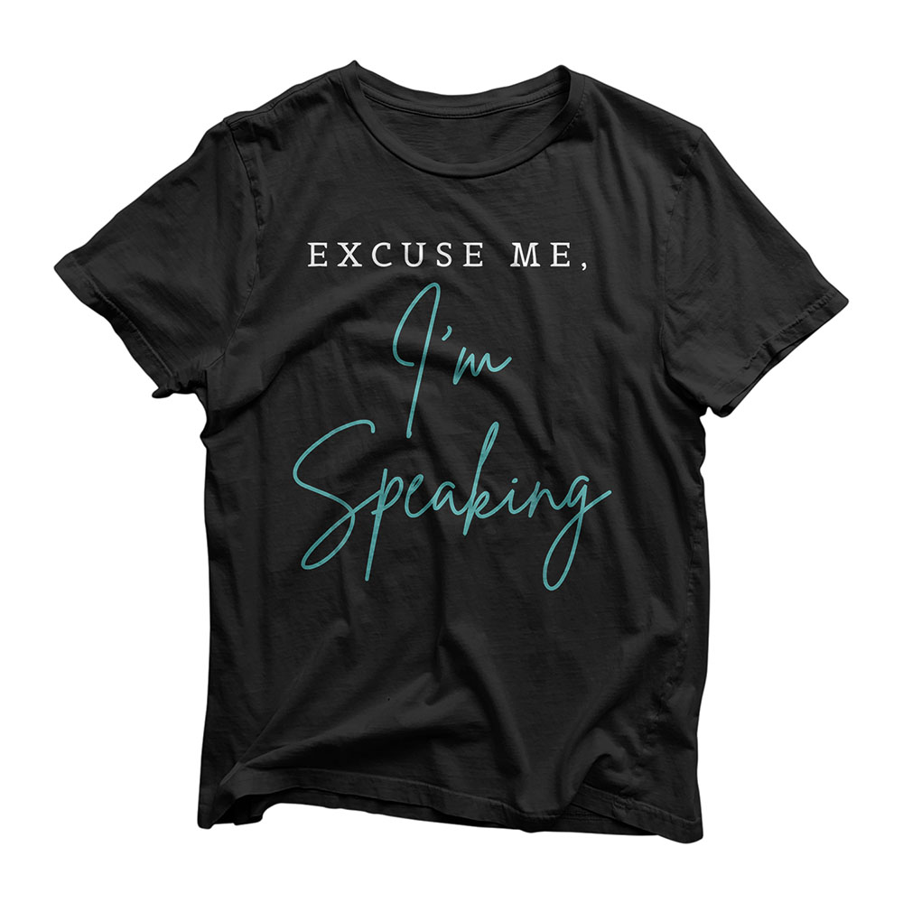 Excuse Me I'm Speaking Funny Kamala Harris Joe Biden Trump T-Shirt