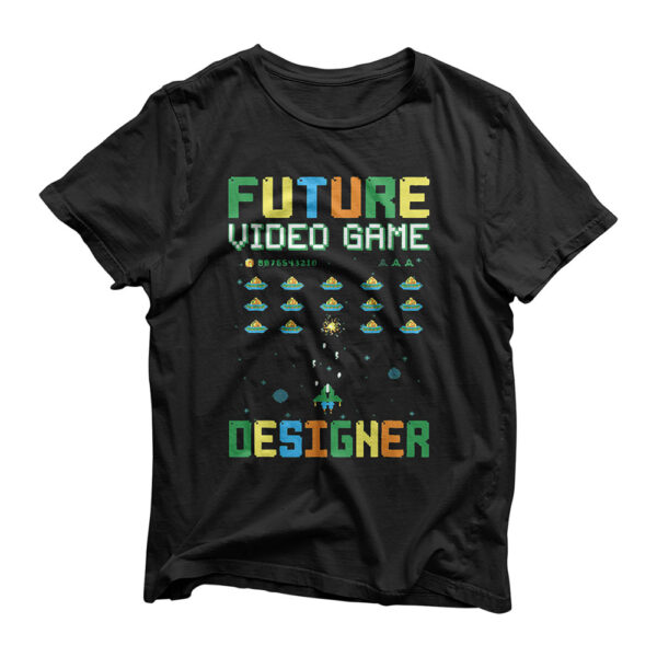 Future Video Game Designer For Kids, Game Developer T-Shirt