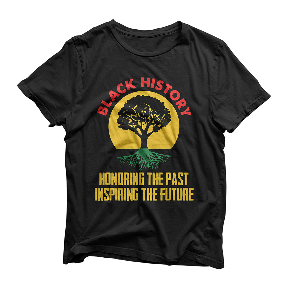 Honoring Past Inspiring Future Black History Month T-Shirt
