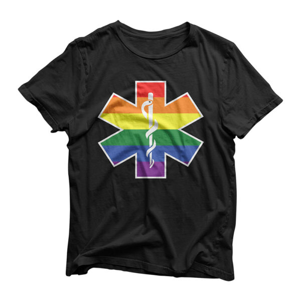 LGBT Paramedic EMT Gay Pride Homosexual First Responder T-Shirt