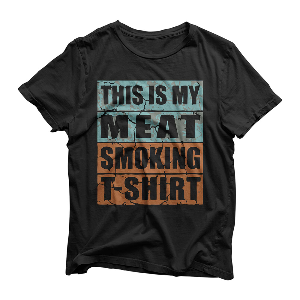 This Is My Meat Smoking Shirt T-Shirt BBQ Lover Gift T-Shirt T-Shirt