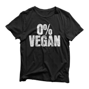 0% Vegan Shirt - Meat Lover Chef BBQ Funny Tshirt Gift T-Shirt