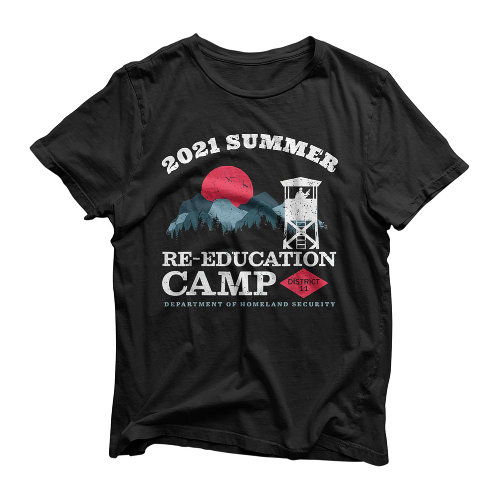2021 Summer Re-Education Camp Department of Homeland Scurity T-Shirt