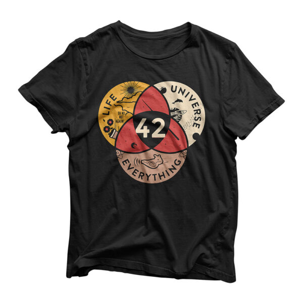 42 Answer to Life Universe and Everything science Vintage T-Shirt