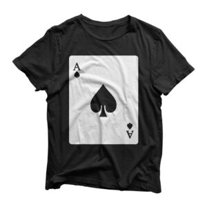 Ace Of Spades Playing Card Group Costume Poker Player T-Shirt