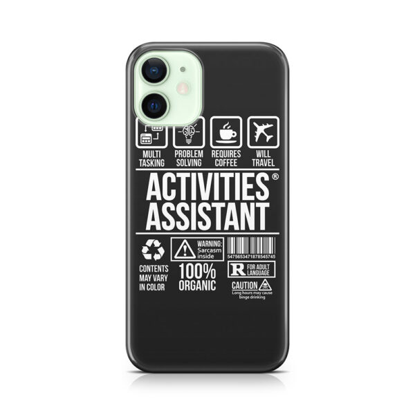 Activities assistant T-| Job Profession | #DW Phone Case