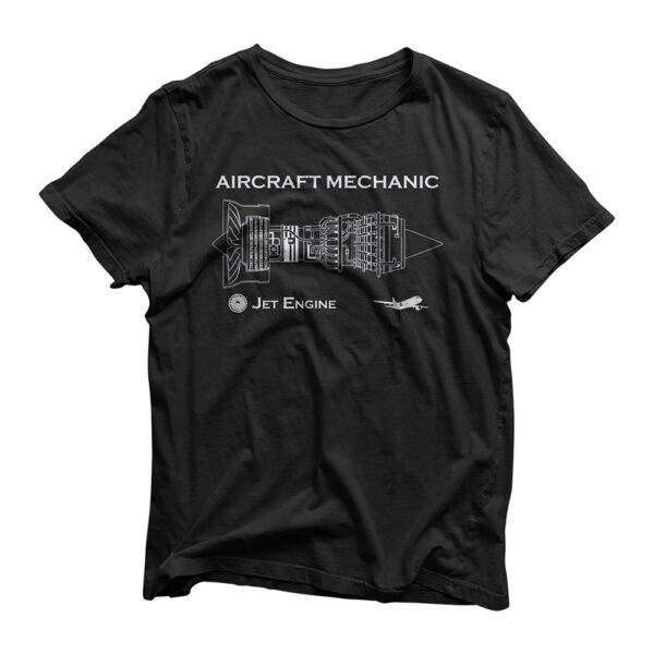 Aircraft Mechanic of Jet Engine Funny Aerospace Engineer Tee T-Shirt