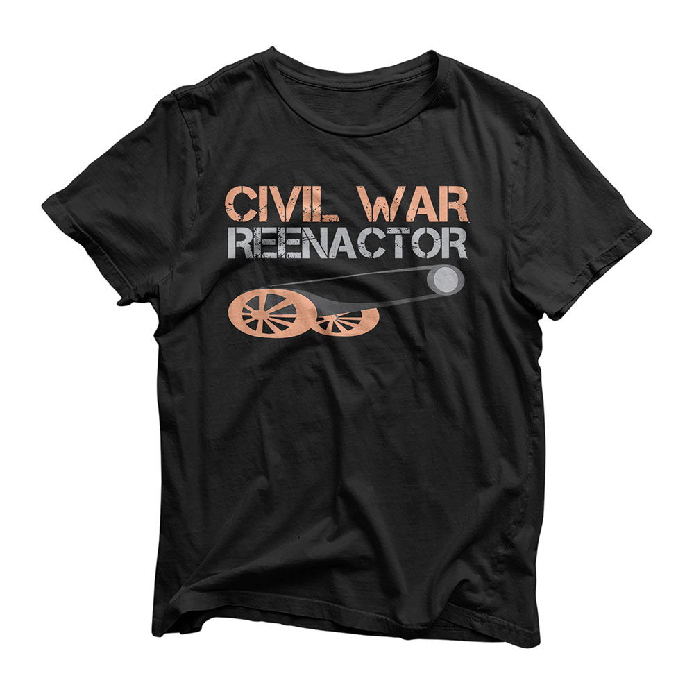 American Civil War Reenactor Historian Reenactment T-Shirt