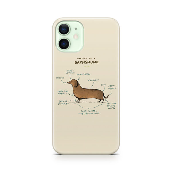 Anatomy of a Dachshund Phone Case