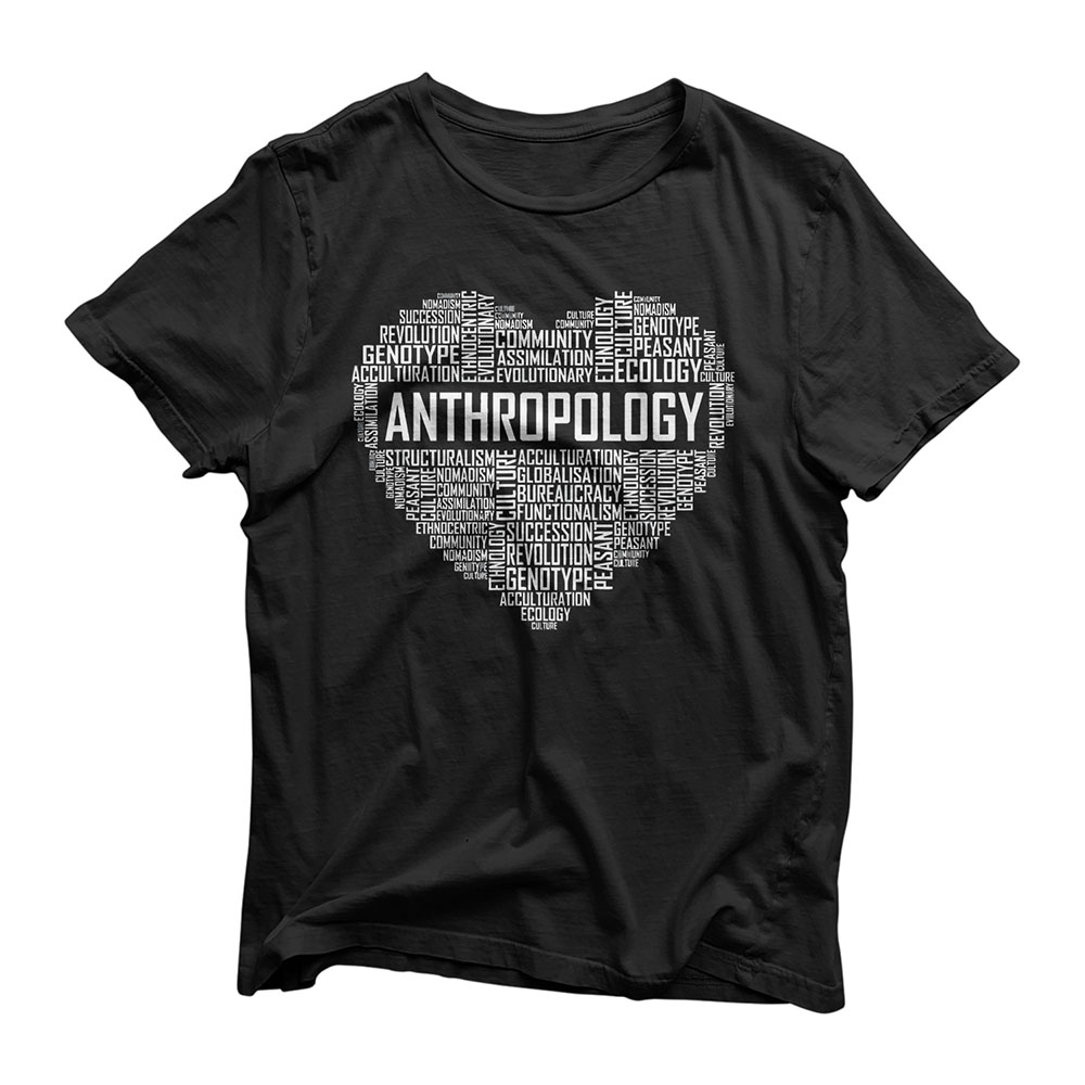 Anthropology Heart Gift Anthropologist Teacher Gifts T-Shirt