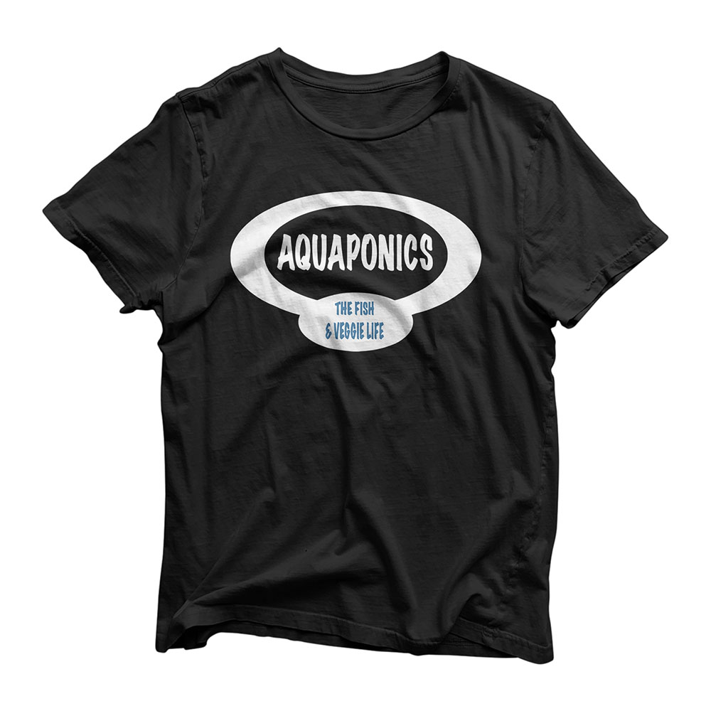 Aquaponics fish & veggie - men women youth t-shirt