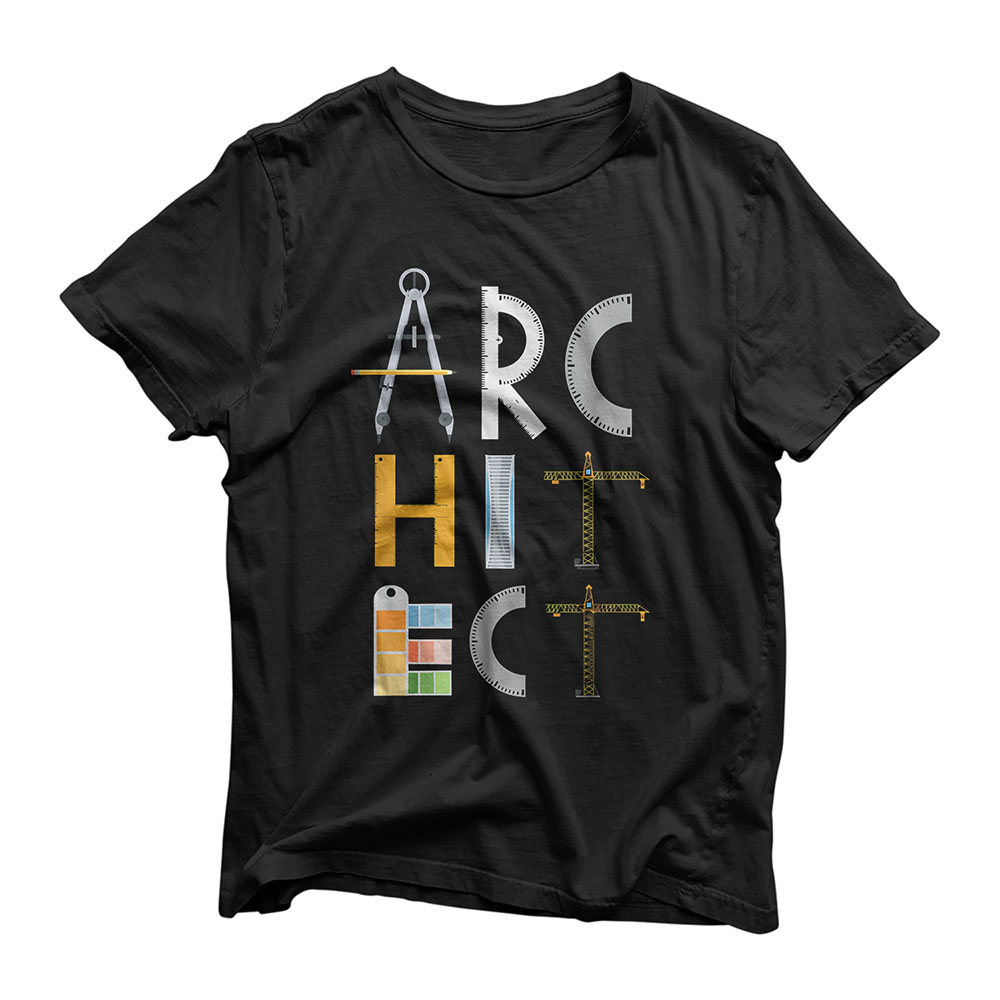 Architect Tshirt Gifts Architecture Students Men Women Kids