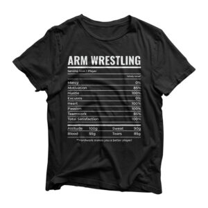 Arm Wrestling Inspired Arm Wrestler Related Gift T-Shirt