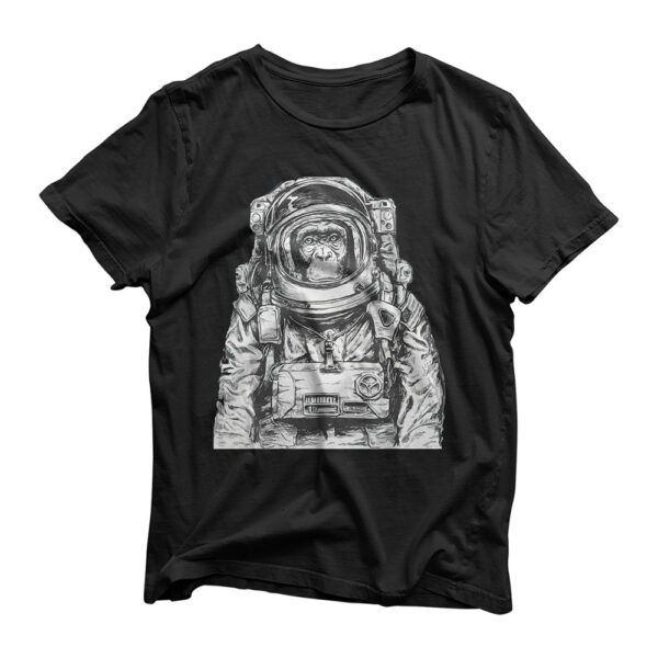 Astronaut Monkey Chimpanzee Cosmonaut Astronomy Astrophysics T-Shirt