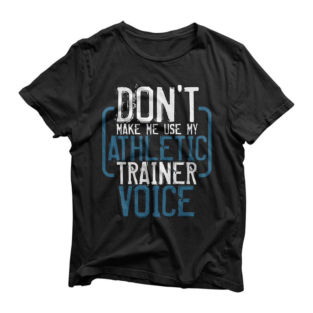 Athletic Trainer Voice Funny Sports Medicine Graduation Gift Premium T-Shirt
