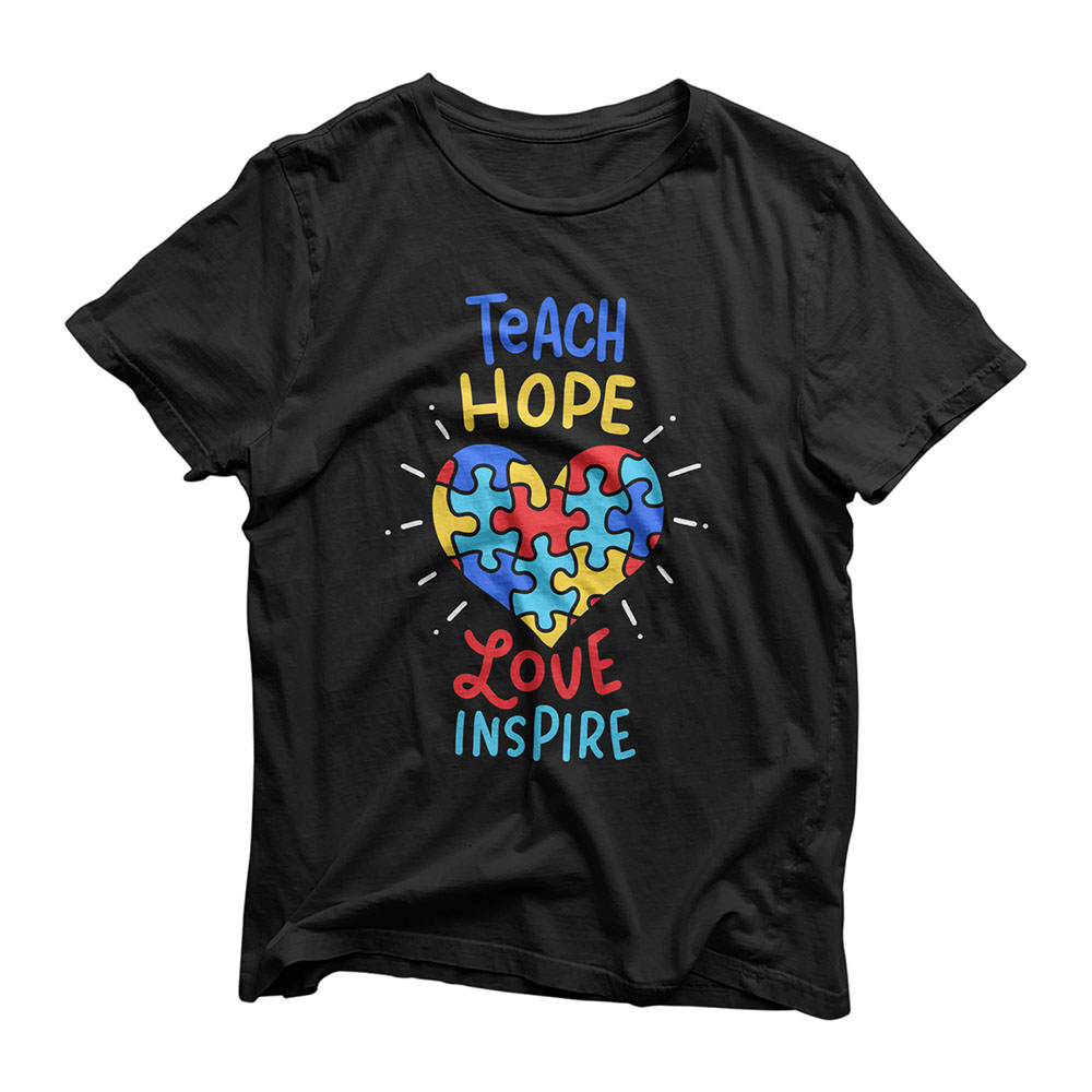 Autism Awareness Teacher T-Shirt
