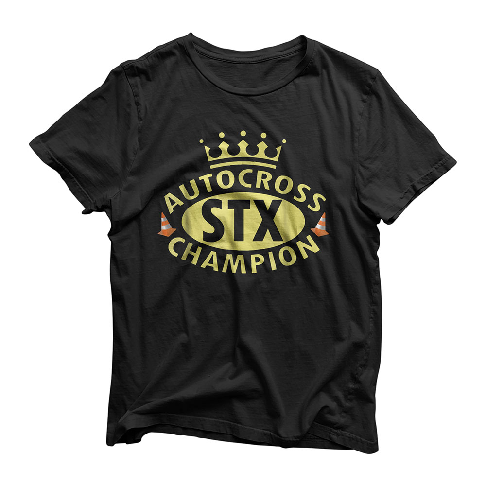 Autocross T-Shirt STX Class Champion Autox Racing Cones