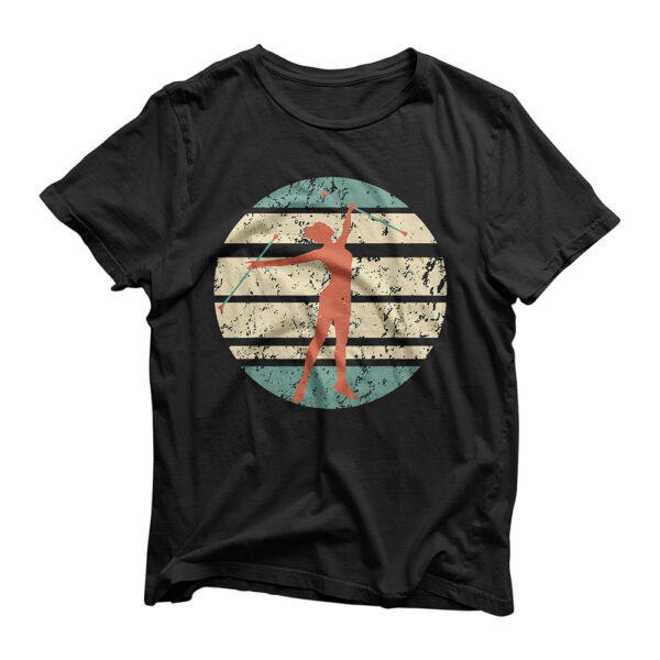 Baton Twirling Twirler Vintage Retro Distressed Gift T-Shirt