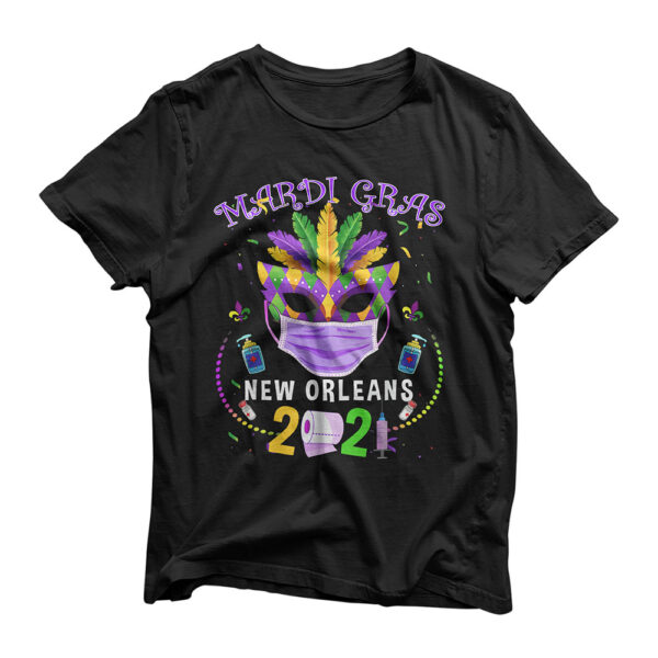 Beads Bling and Mask Mardi Gras 2021 T-Shirt