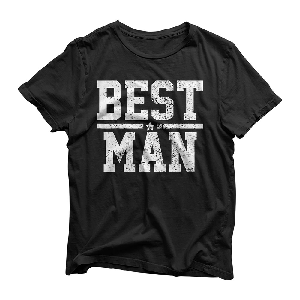 Best Man Marriage Wedding Bachelor Party Vintage Gift T-Shirt