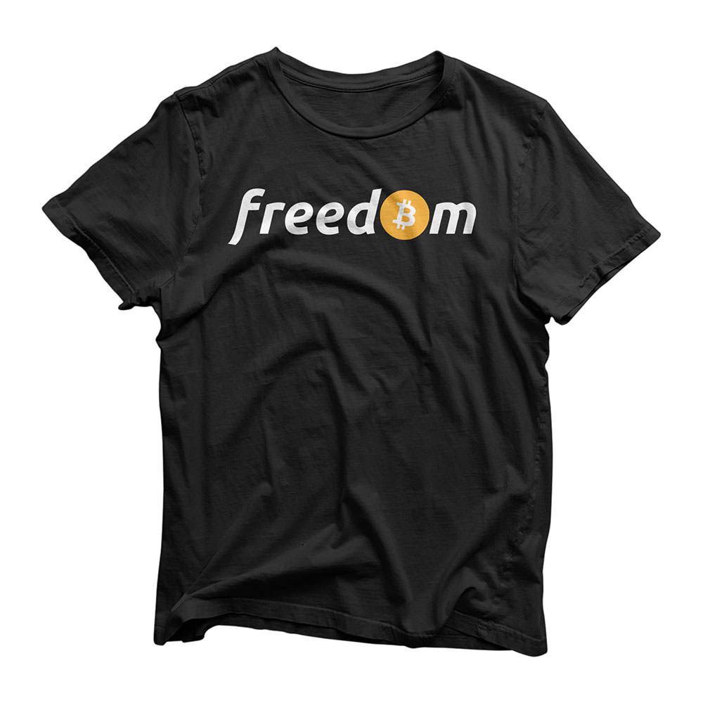 Bitcoin means Freedom: BTC Logo T Shirt for Crypto Fans T-Shirt