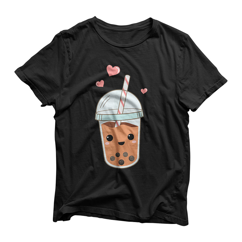 Boba Tea Bubble Tea Kawaii Cute Japanese Tea Lover Gift T-Shirt