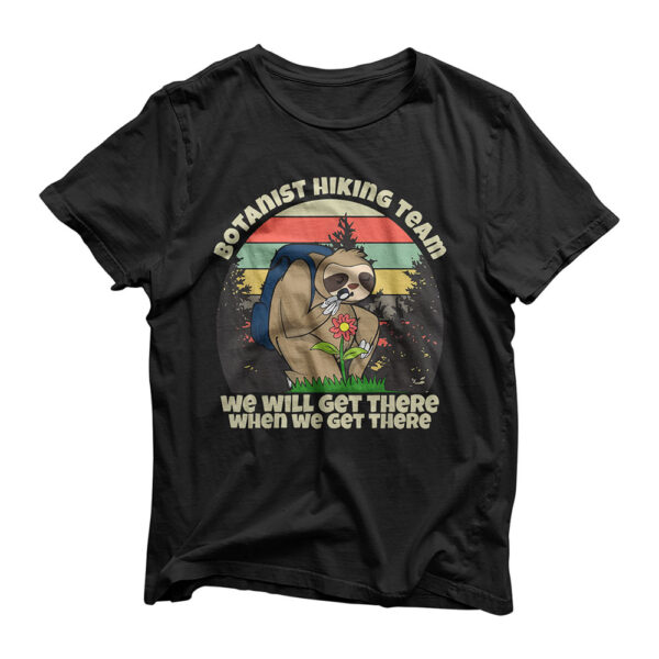 Botanist Hiking Team, Botany Sloth T-Shirt