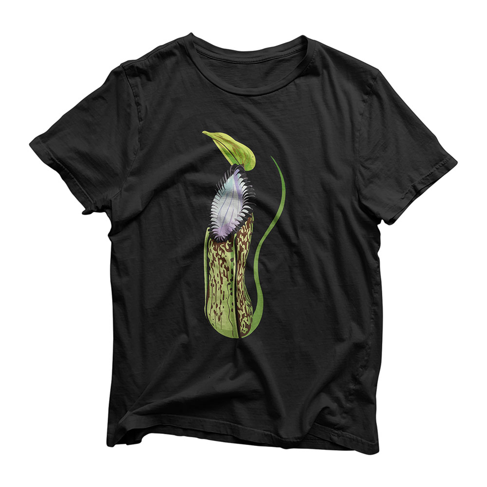 Botany Carnivore tee Pitcher Plant Nepenthes Hamata T-Shirt