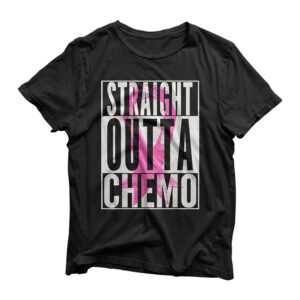 Breast Cancer Awareness T Shirt STRAIGHT OUTTA CHEMO Funny T-Shirt