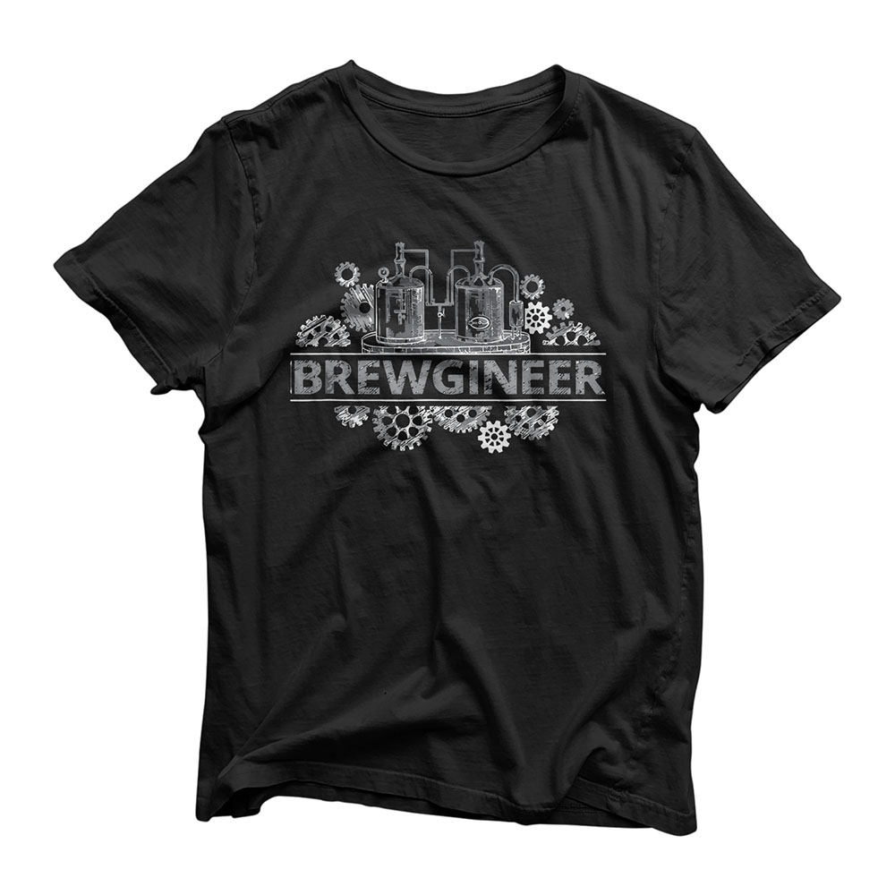 Brewgineer Craft Beer Brewer Beergineer Homebrew Gift T-Shirt