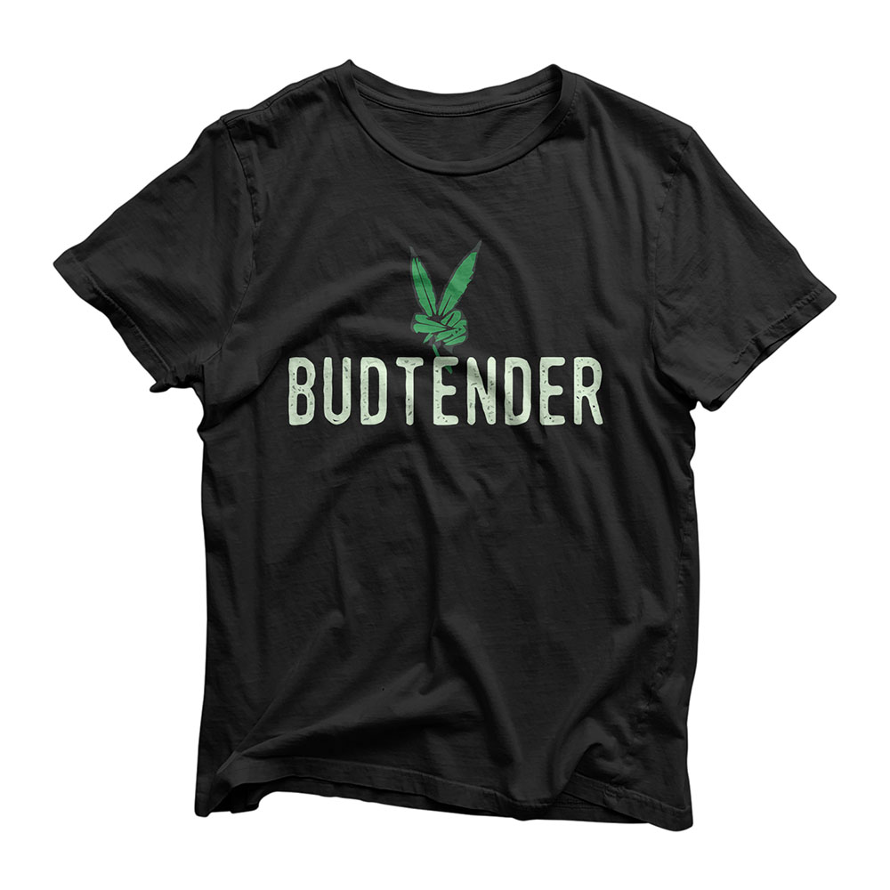 Budtender Pot Dispensary Gear Marijuana 420 Edibles Weed T-Shirt