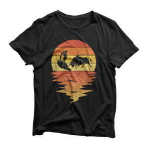 Bullfighting shirt retro sunset 70s vintage Bullfighting T-Shirt