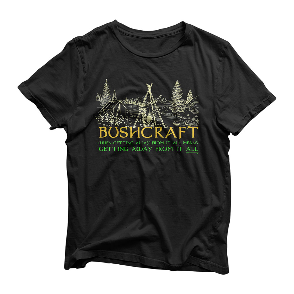Bushcraft Hiking Camping T-Shirt