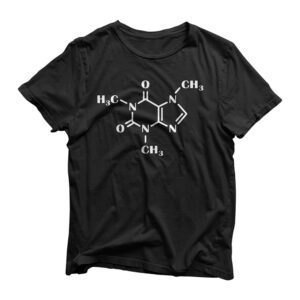 Caffeine Molecule - Organic Chemistry Scientist and Barista T-Shirt