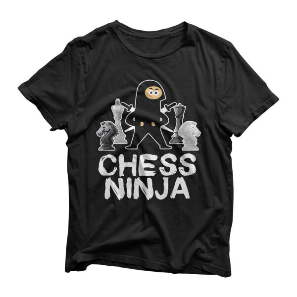 Chess Ninja Geek Board Game Master Checkmate T-Shirt