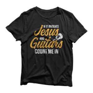 Christian Guitarist Jesus Church Worship Guitar Player T-Shirt