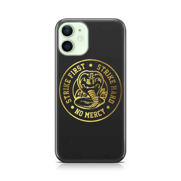 Cobra Kai Tri-Blend Unisex Heather Black with distressed aged retro look print - Kobra Kai - Retro 80s and 90s Vintage Movie Phone Case