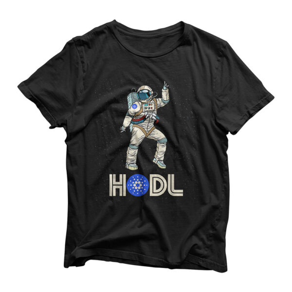 Cryptocurrency Talk ADA - Fun HODL Cardano Disco Moon Gear T-Shirt