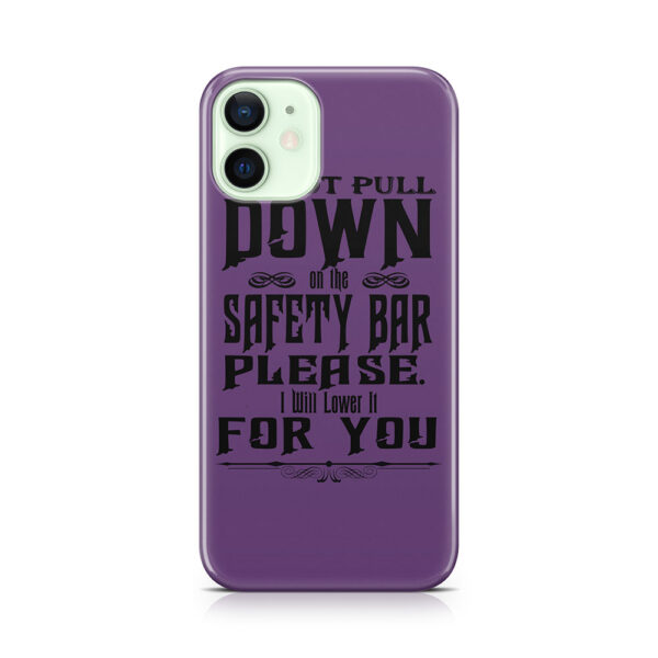 Disney Haunted Mansion Ghost Host Do not pull down on the safety bar... Phone Case