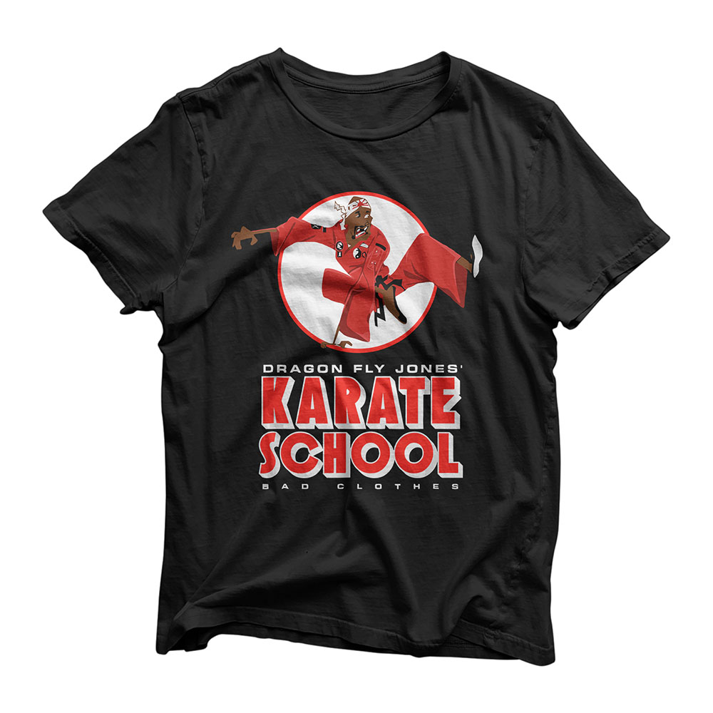 Dragon Fly Jones' Karate School T-Shirt