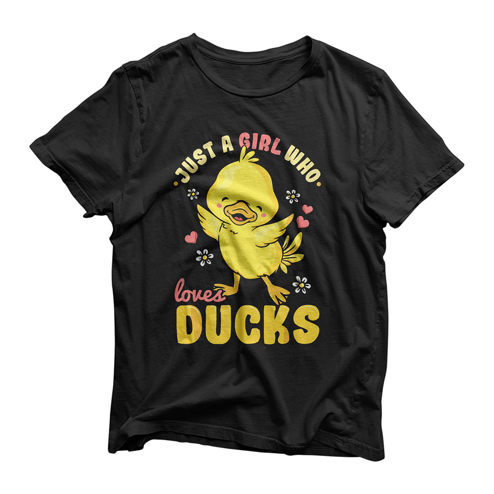 Ducks Rubber Duck Lovers Duck Lovers Gift for Girls T-Shirt