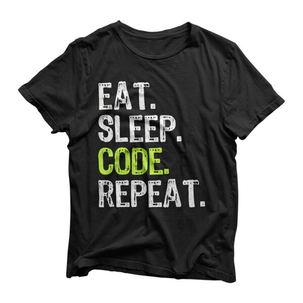 Eat Sleep Code Repeat Coding Coder Programmer Gift T-Shirt