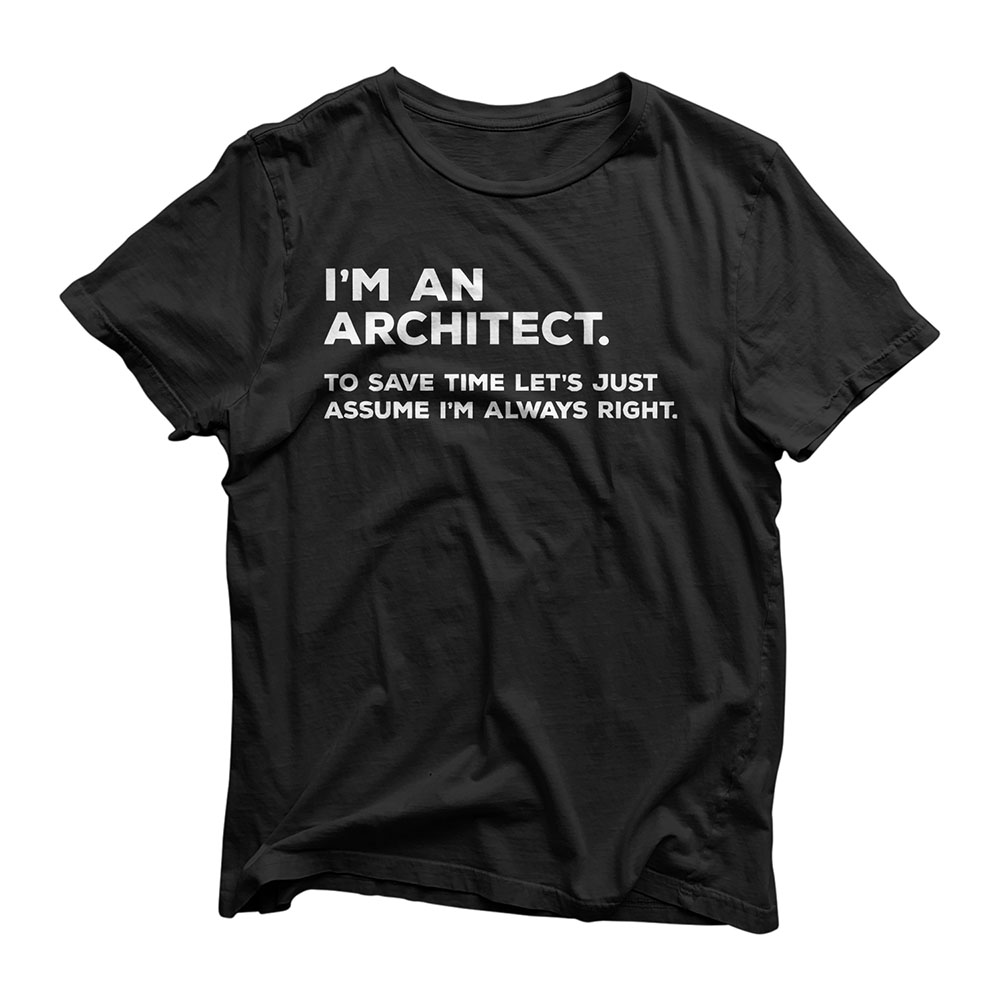 Funny Architect Gift for Architects T-Shirt