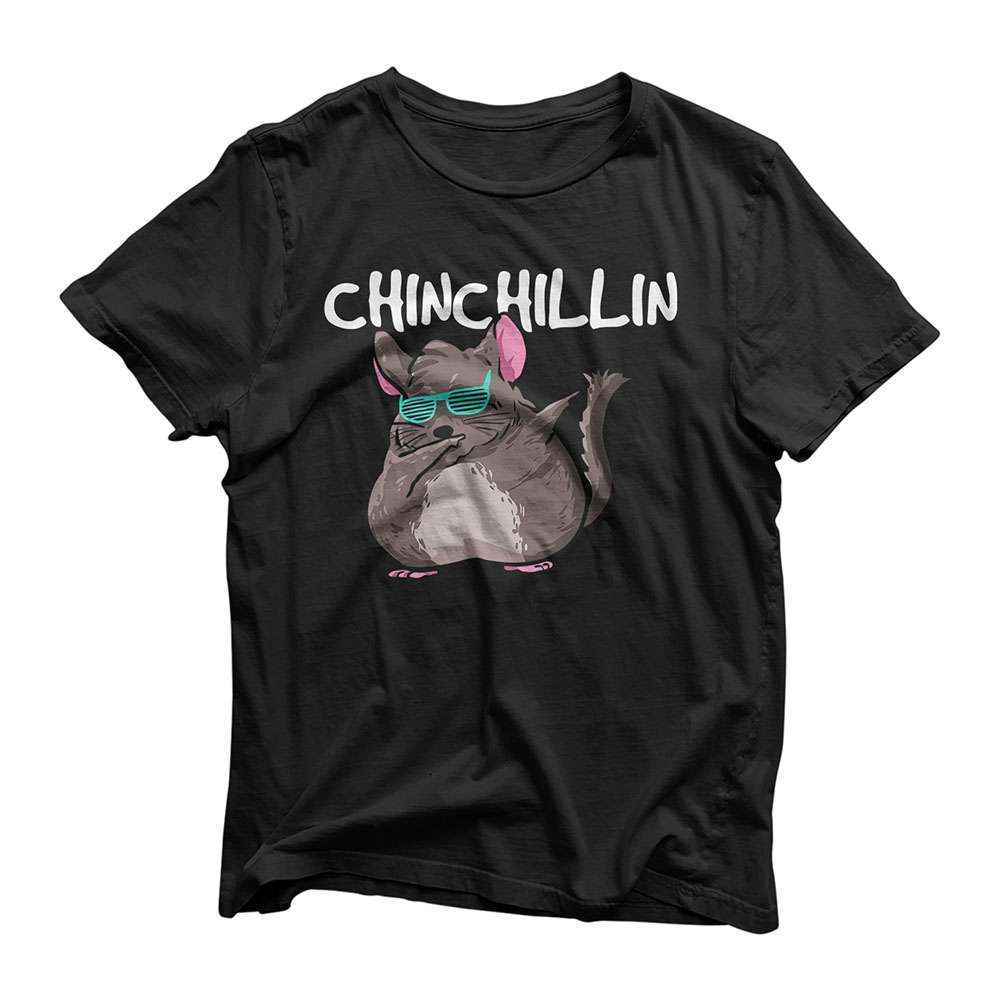 Funny Dabbing Chinchilla Meme Gift T-Shirt