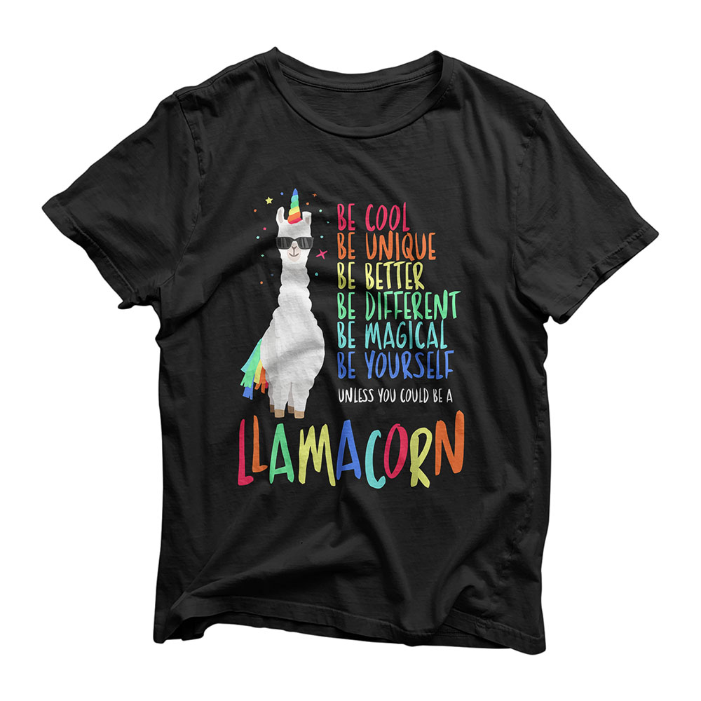 Funny Llamacorn - Funny Cute Llama Unicorn T-Shirt