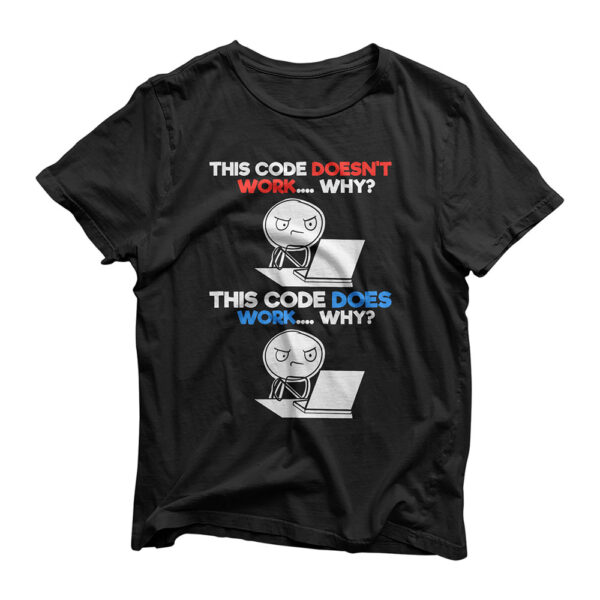 Funny Programmer Code Works Why Meme I Programmer T-Shirt