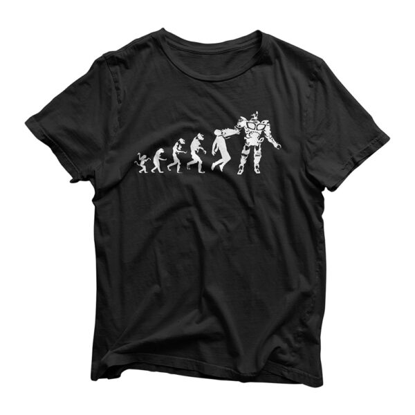 Funny Robot Evolution, Artificial Intelligence Monkey To Man T-Shirt