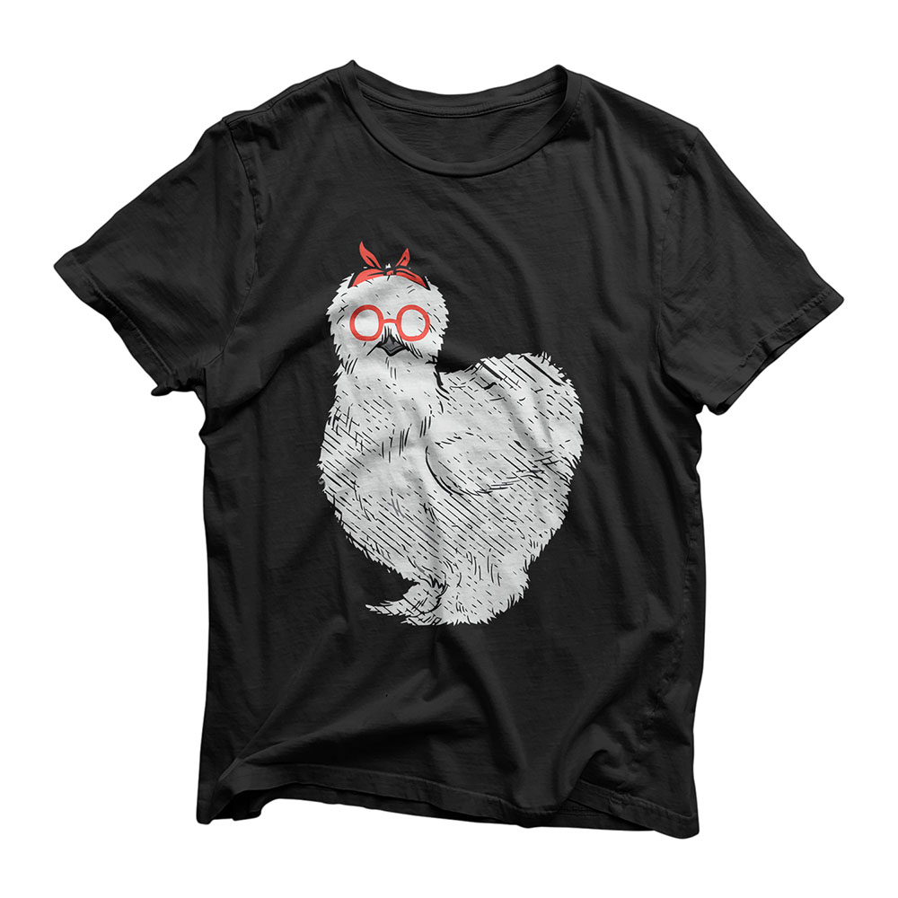 Funny Silky Chicken Gifts - Silkie Chicken T-Shirt