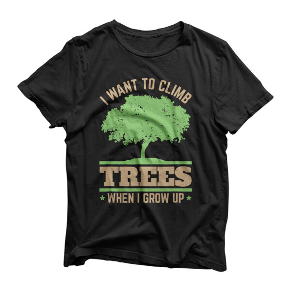 Future Arborist Tree Surgeon Climber Climb Trees Climbing T-Shirt